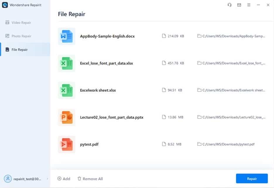 batch pdf repair User organizing corrupted PDF files in a folder on Windows