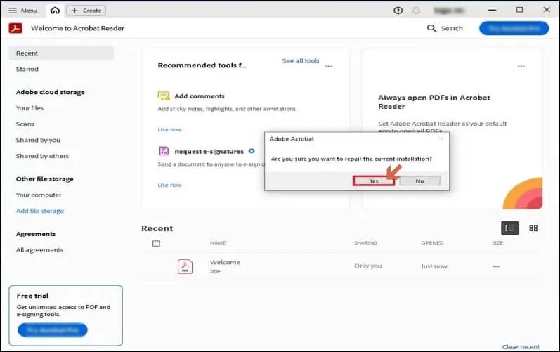 best way to fix corrupted pdf Uploading PDF file to online repair website interface
