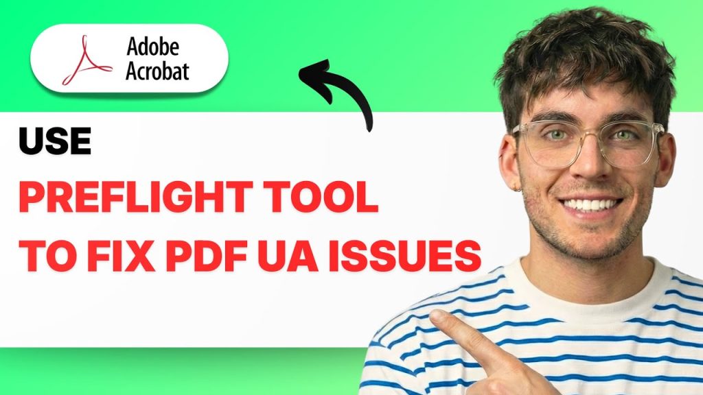 fix garbled pdf Adobe Acrobat Preflight tool PDF repair