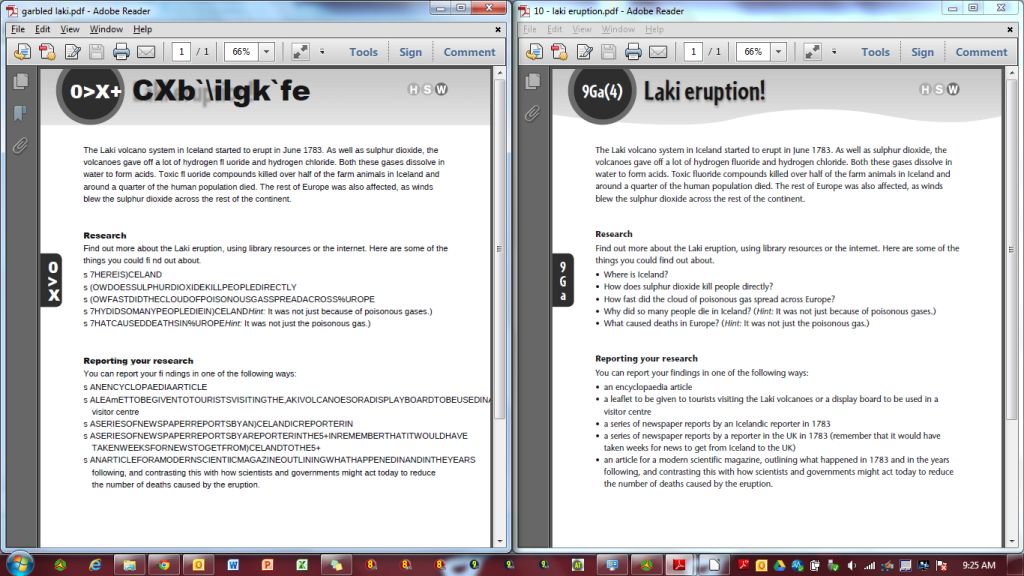 fix garbled pdf garbled PDF text in different PDF readers comparison