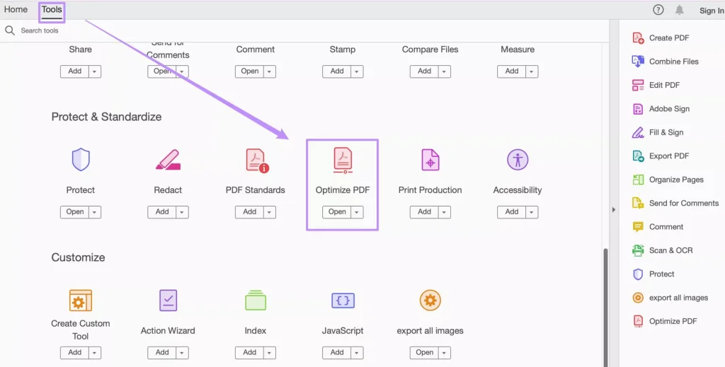fix optimized pdf Adobe Acrobat Pro PDF properties metadata optimized by