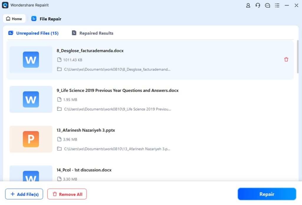fix pdf from usb Desktop PDF repair software interface with open file dialog showing USB drive