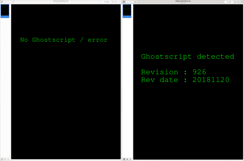 ghostscript repair pdf Ghostscript command line repair example with output