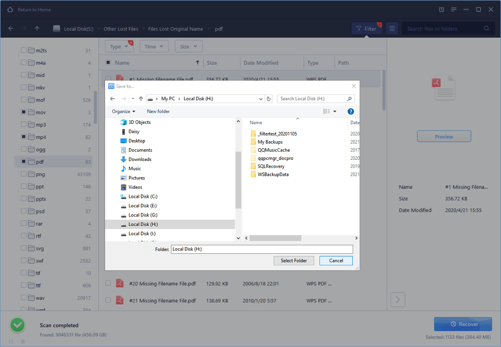 mutool repair pdf backup corrupted pdf file on computer