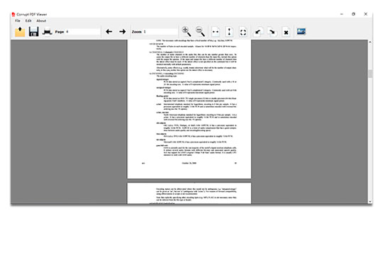 pdf open error fix extracting pages from corrupted PDF using software