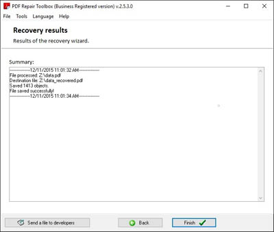 pdf repair for certificates corrupted certificate pdf error message on screen