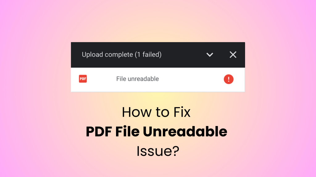 pdf repair for unreadable files PDF file showing garbled text and symbols on screen