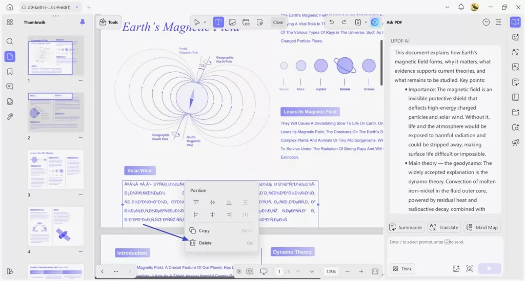 pdf text unreadable fix PDF with garbled text example showing random symbols and boxes