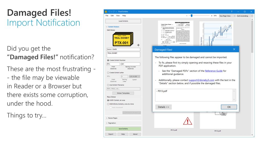 pdfinfo damaged pdf pdfinfo page-by-page check script