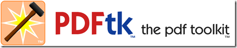 pdftk repair pdf pdftk command line tool logo