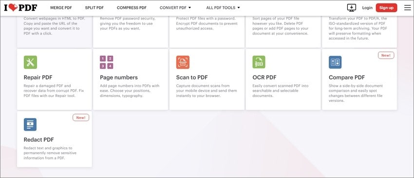 private pdf repair online select PDF file button browser-based repair tool