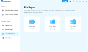 recover blank pdf online PDF repair upload button and progress bar