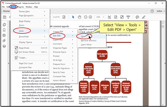 recover pdf links Adobe Acrobat Pro DC preflight link check interface