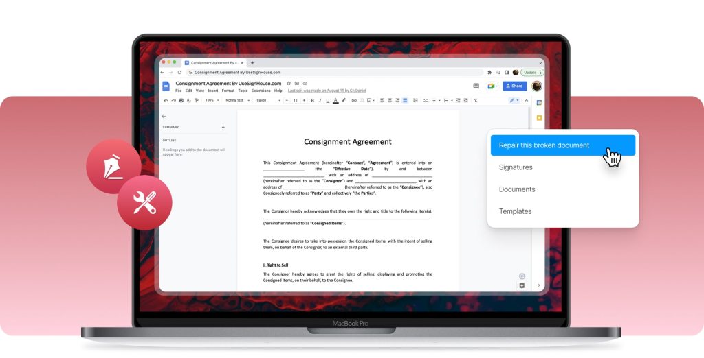repair pdf after virus online PDF repair tool website screenshot