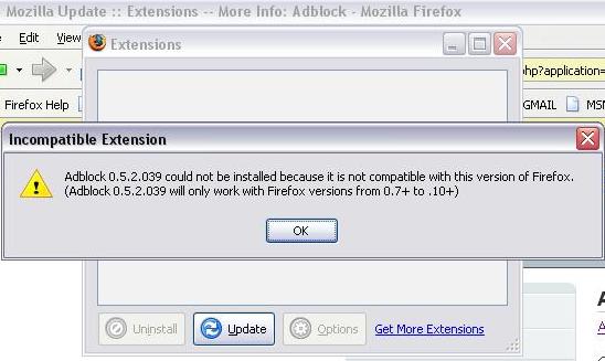 repair pdf download error browser extension manager page showing disabled ad blocker