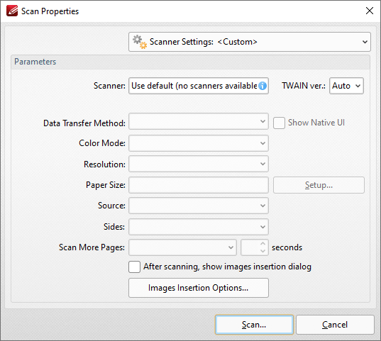 scan pdf for errors PDF file properties dialog showing size, pages, and dates
