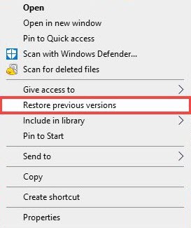 best way to repair pdf Windows File Explorer restore previous versions of PDF