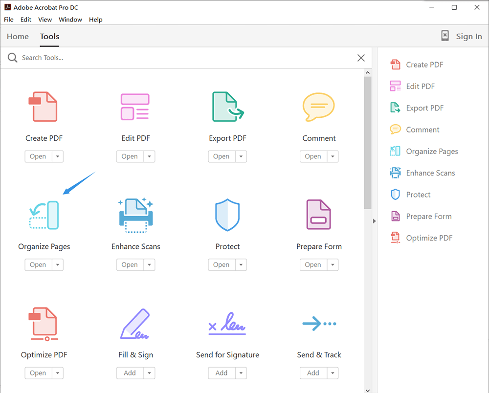 extract pages from corrupted pdf Adobe Acrobat Pro organize pages panel with pages selected and extract button highlighted