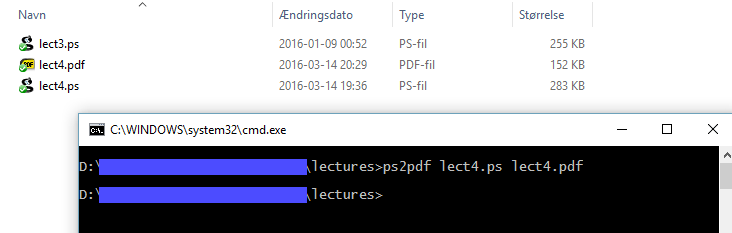 fix damaged pdf command line PDF repair using Ghostscript with terminal window