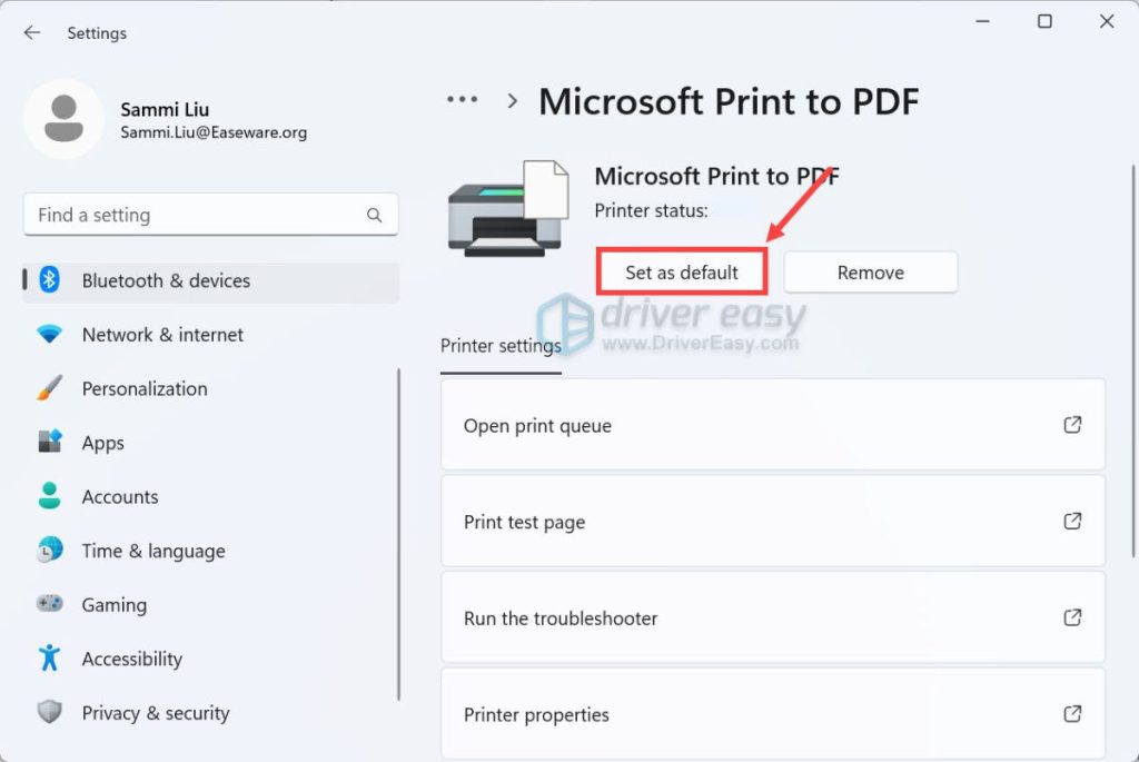 fix huge pdf Windows print dialog with Microsoft Print to PDF selected