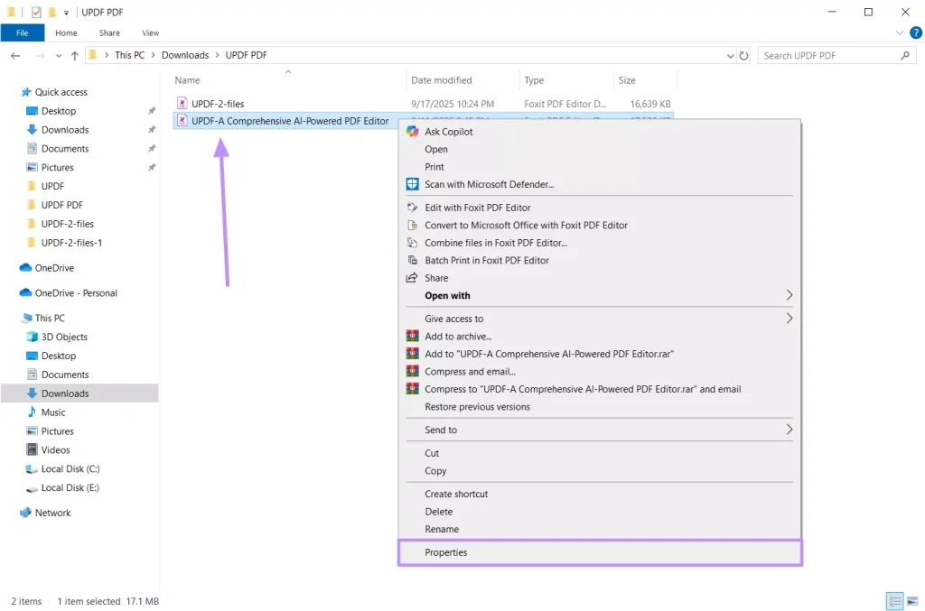 fix incomplete pdf incomplete PDF file properties window showing file size