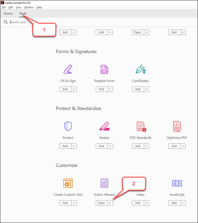 fix legal pdf Adobe Acrobat Pro Repair PDF option in the Tools pane