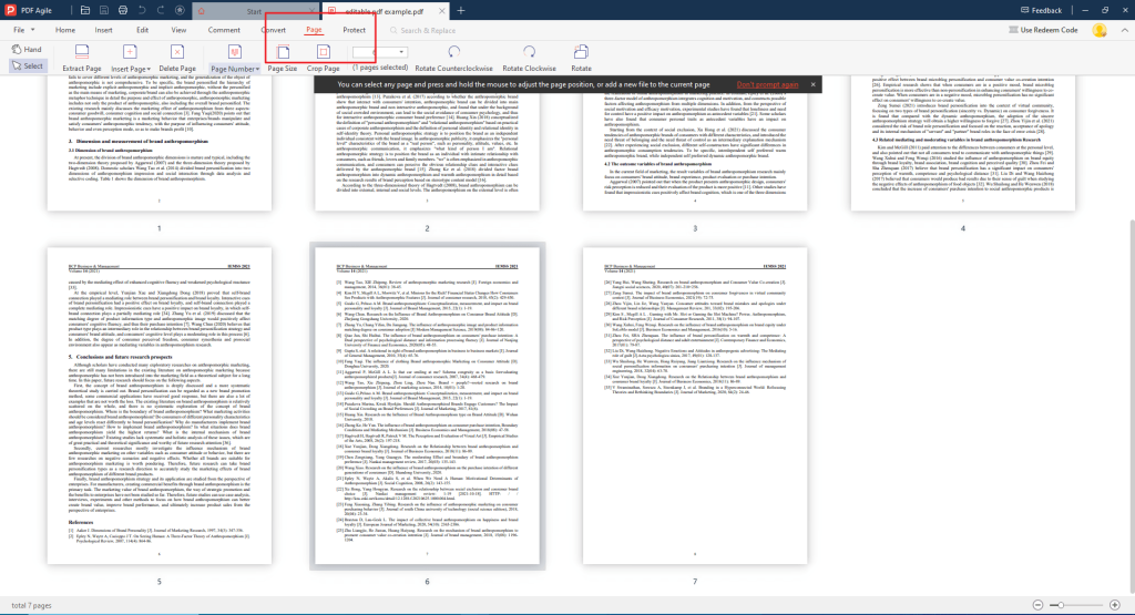 fix pdf attachment screenshot of PDF page extraction tool showing page selection