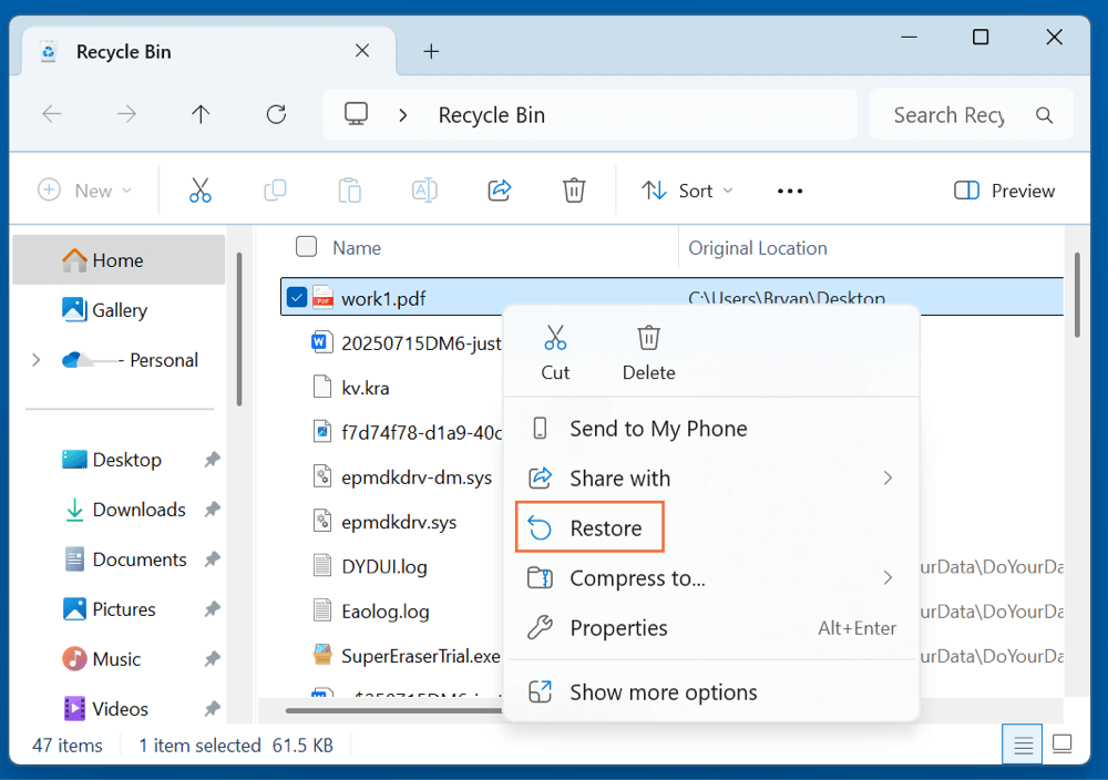 fix pdf eof marker backup copy of PDF file in folder