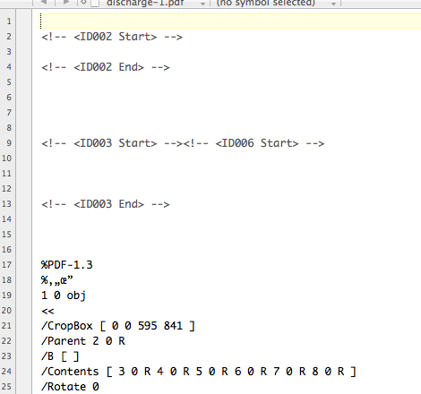 fix pdf eof marker PDF file EOF marker hex bytes %%EOF