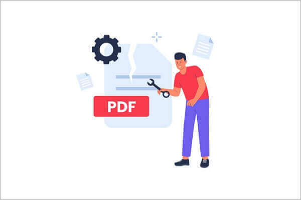 fix pdf errors online upload pdf button online tool