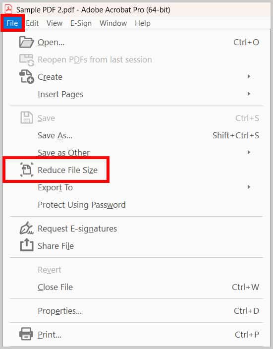 fix pdf exported from excel Adobe Acrobat reduce file size dialog