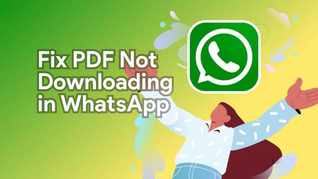 fix pdf from whatsapp Adobe Acrobat Reader interface showing error message and Save As menu