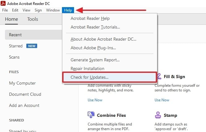 fix pdf not opening in adobe reader Adobe Reader installation wizard progress bar
