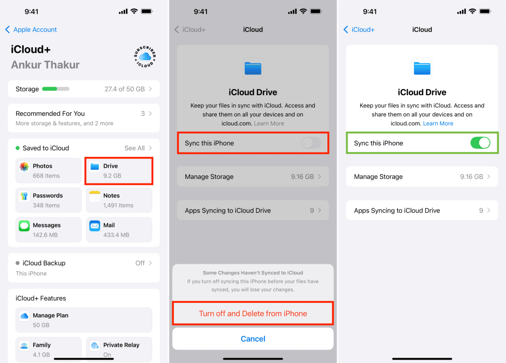 fix pdf not opening on iphone iPhone iCloud Drive interface with PDF file