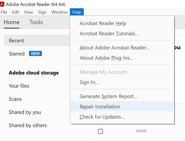 fix pdf objects corrupted PDF with blank images and error message in Adobe Reader