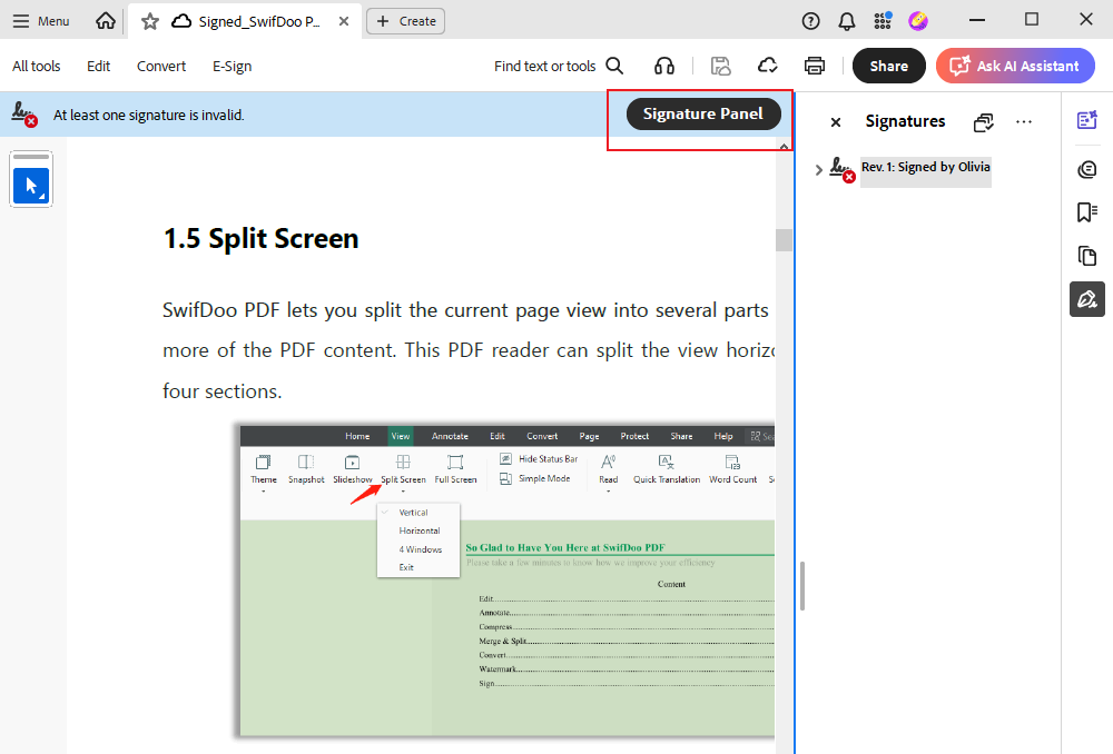 fix pdf signature qpdf command line terminal repairing PDF signature screenshot
