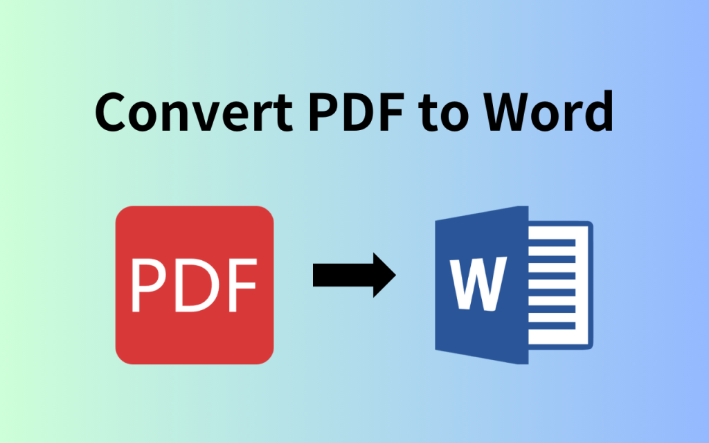 fix pdf without software PDF to Word conversion online tool step