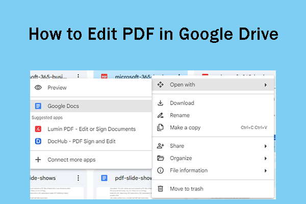 fix pdf without software Uploading PDF file to Google Drive interface