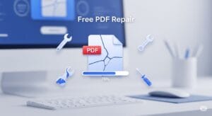 fix tax pdf online PDF repair tool upload interface