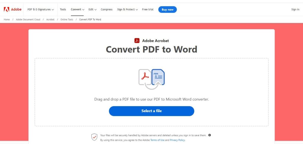 fix unreadable pdf online Online PDF to Word conversion interface with file uploaded and conversion in progress