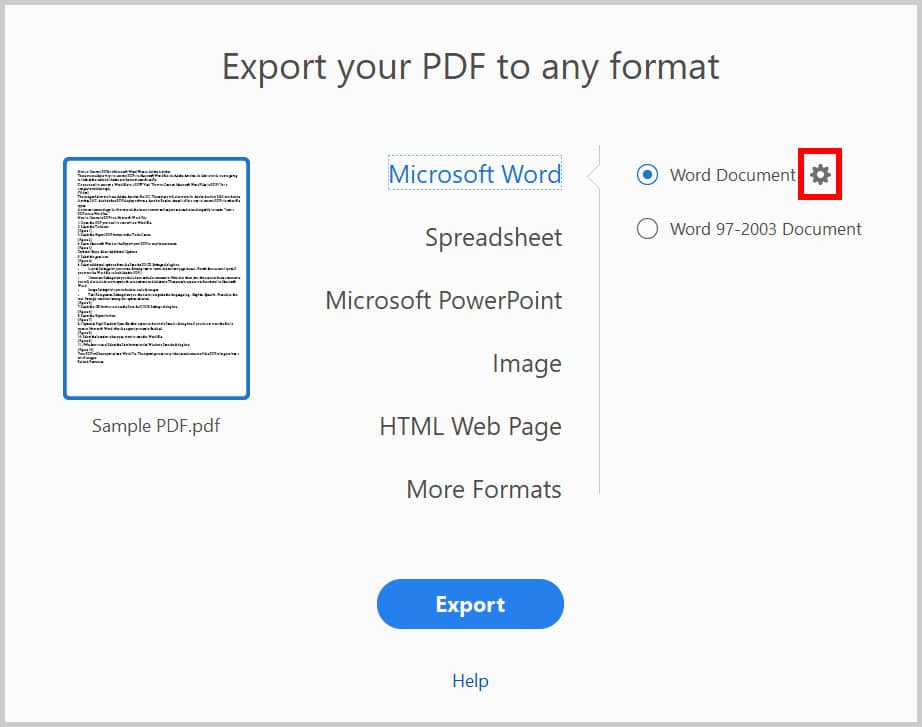 how to repair pdf in adobe Adobe Acrobat Export To Word option in menu