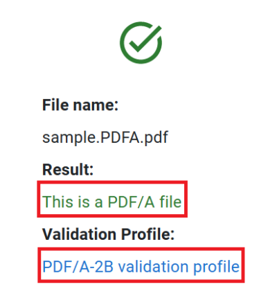how to repair pdf PDF validity checker tool showing file validation result