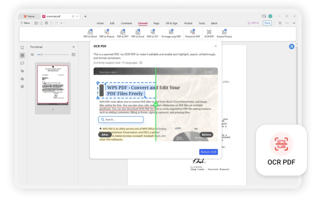 ocr pdf repair OCR garbled text example PDF screenshot