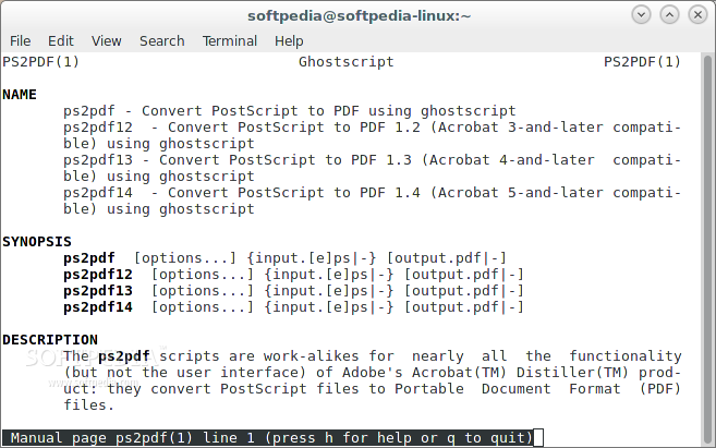 open source pdf repair Ghostscript PDFtk qpdf installation terminal screenshot