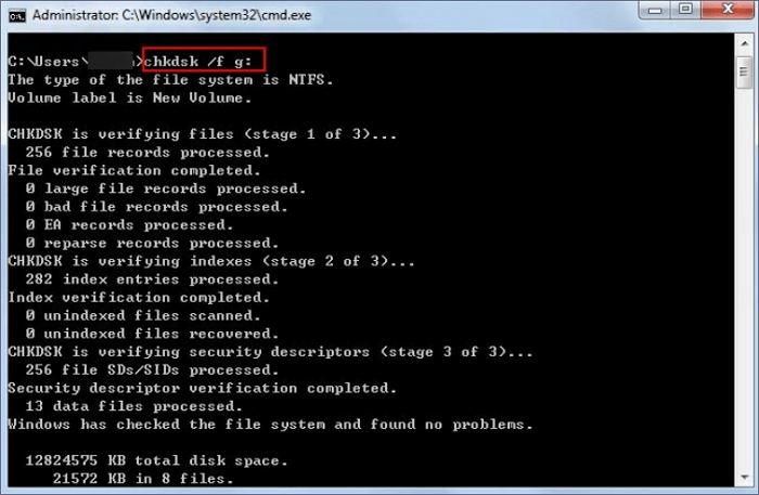 pdf file became 0kb Command prompt showing qpdf check and repair output for a zero byte PDF
