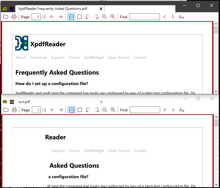 pdf file repair command line running mutool clean command