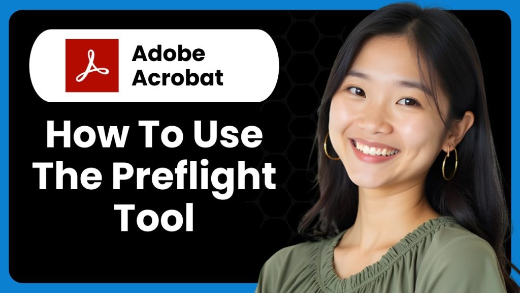 pdf form repair Adobe Acrobat Pro Preflight tool repair PDF form menu