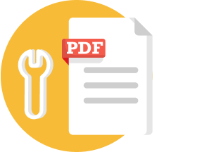 pdf form repair Online PDF repair tool upload interface with file icon