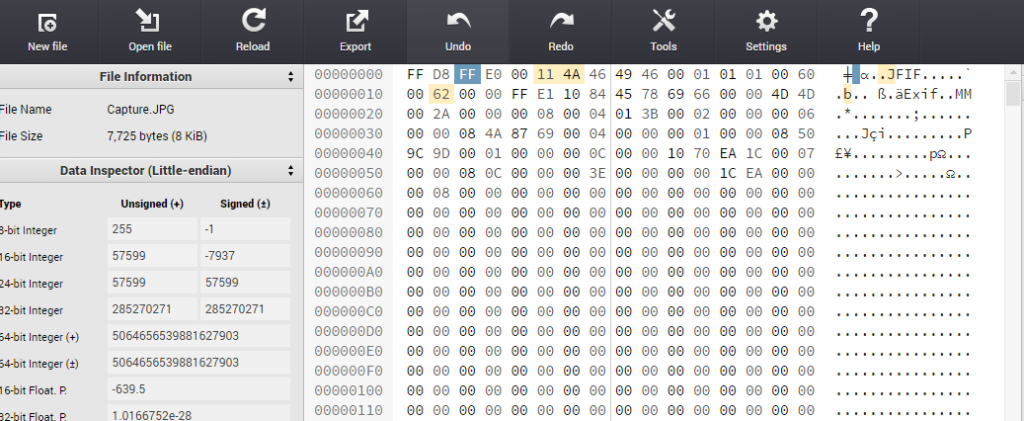 pdf header repair Hex editor HxD showing corrupted PDF header missing percent PDF signature