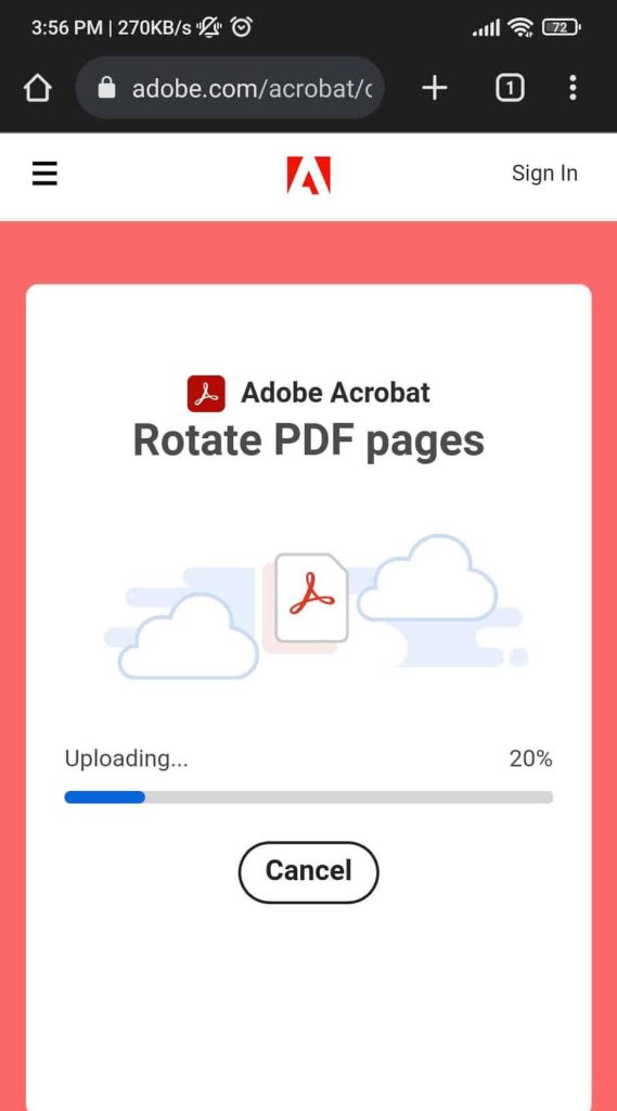pdf recovery tips Web browser download progress bar at 90% then paused, with a PDF icon